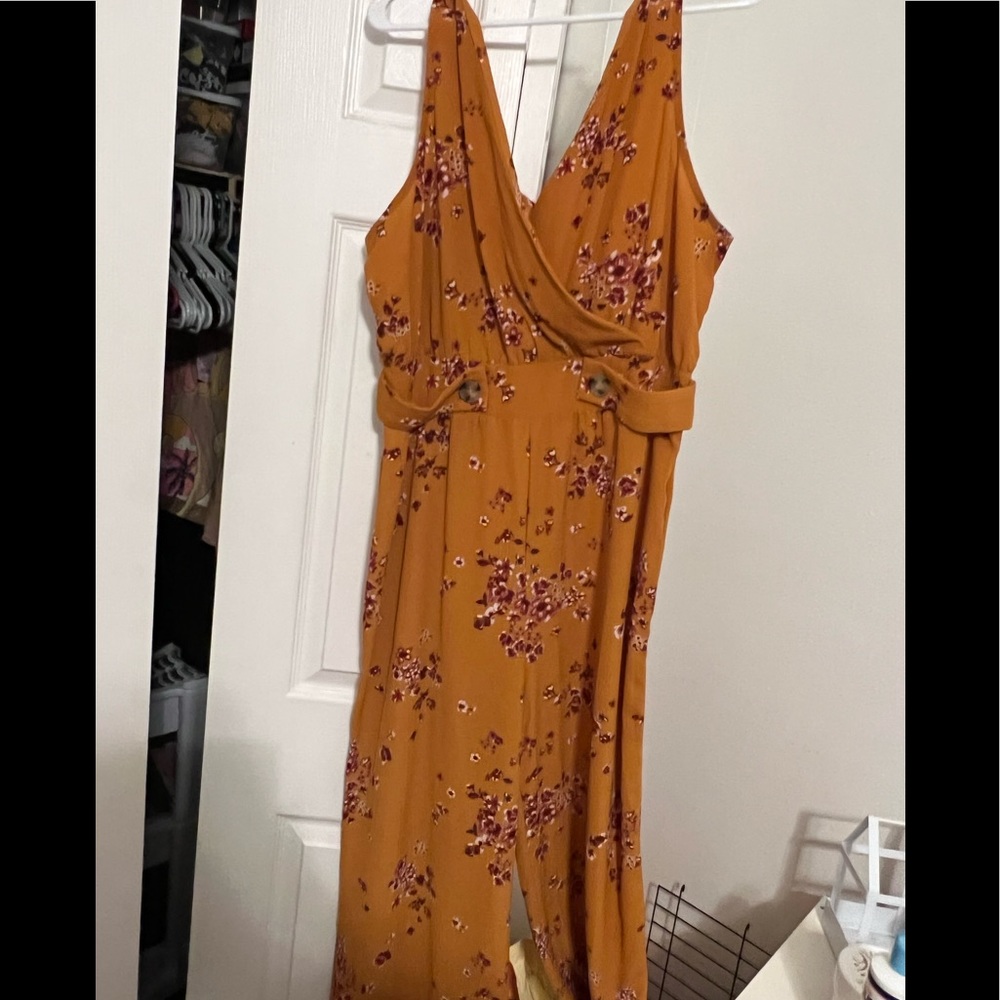 orange pantsuit